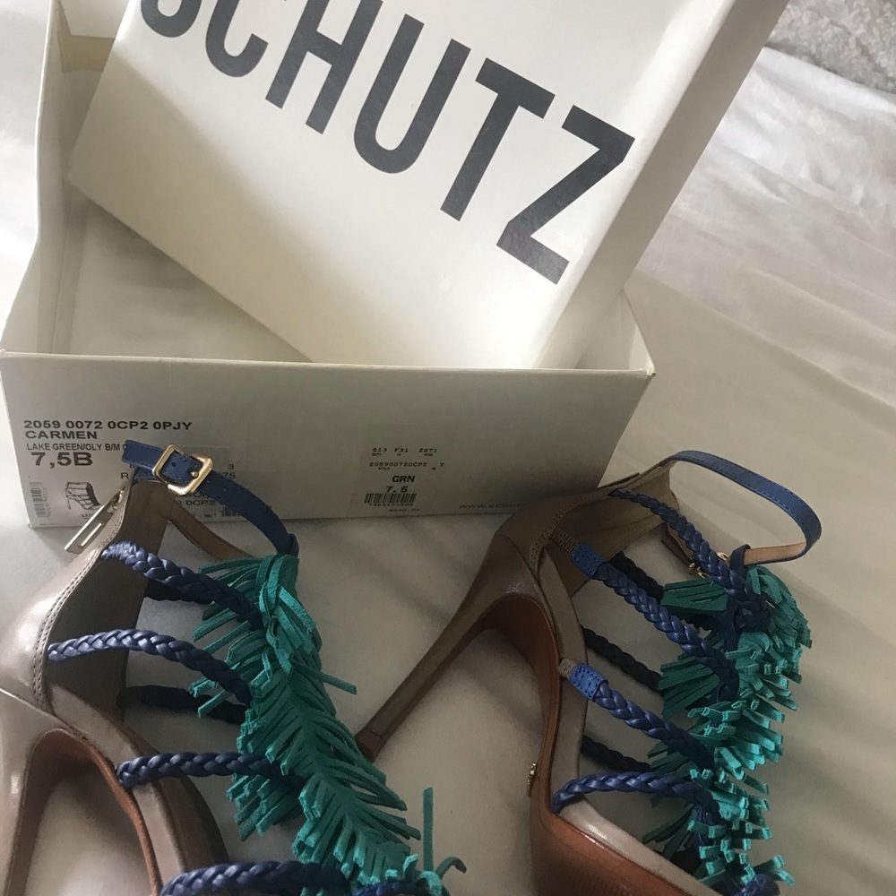 Schutz Fringe Heels